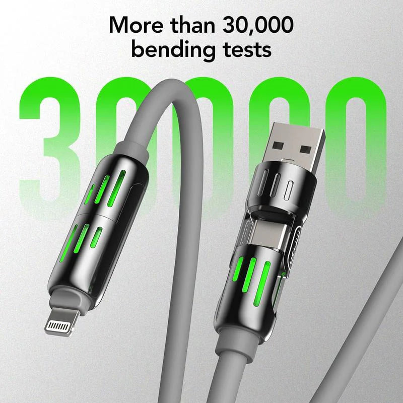 4-in-1 Multi USB Charging Cable | كابل شحن USB متعدد الاستخدامات (4 في 1)
