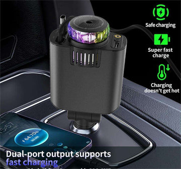 5-in-1 Starlight Car Charger | شاحن سيارة "ستارلايت" (Starlight) متعدد الوظائف 5 في 1