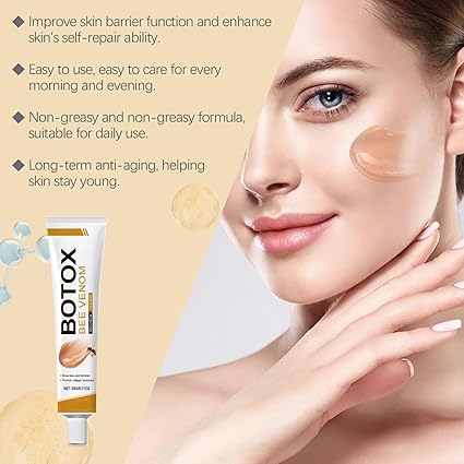 OUHOE - Bee Venom Botox Wrinkle Cream | OUHOE - كريم مضاد للتجاعيد بخلاصة سم النحل (تأثير البوتوكس)